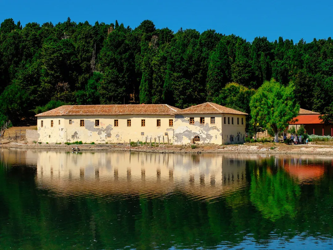 Zvërnec Monastery island view